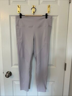 Calia Light Lavender Mesh-Accent High-Waist Leggings